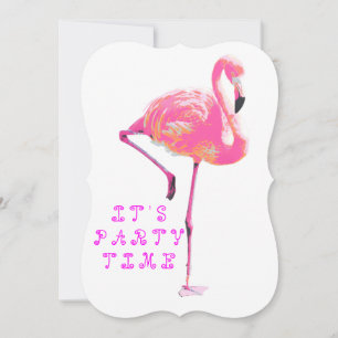 Convite Flamingo