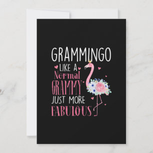 Convite Flamingo Grammingo Como Um Grammy Normal Engraçad