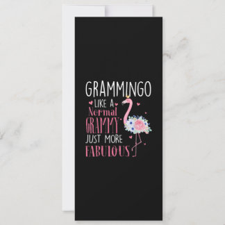 Convite Flamingo Grammingo Como Um Grammy Normal Engraçado