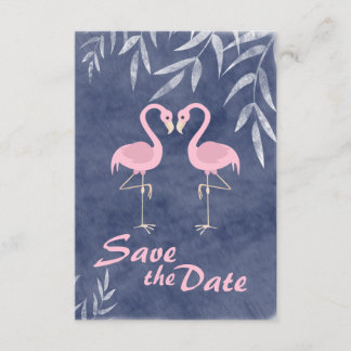 Convite Flamingo Rosa Casamento Tropical na Praia Save the