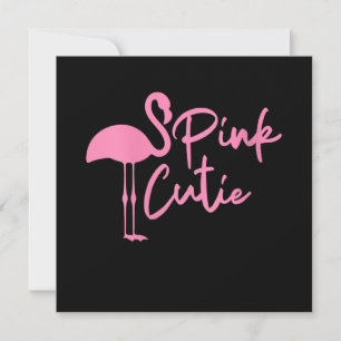 Convite Flamingo Rosa Fofo Feminino Rosa Fofo Flamingo