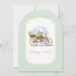 Convite Flat Holiday Card "Happy Easter" .