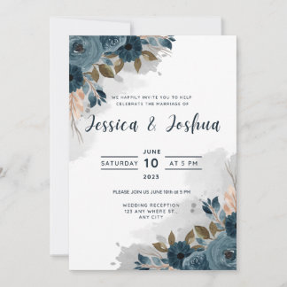 Convite Flat Invitation, Size: 5" x 7", Paper: Matte, Enve