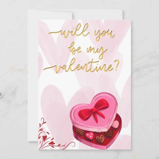 Convite Flat Invitation, Size: 5" x 7", Paper: Signature M (Frente)