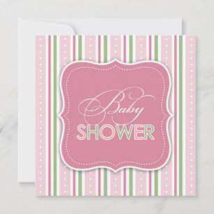 Convite Flat Para Chá De Menina