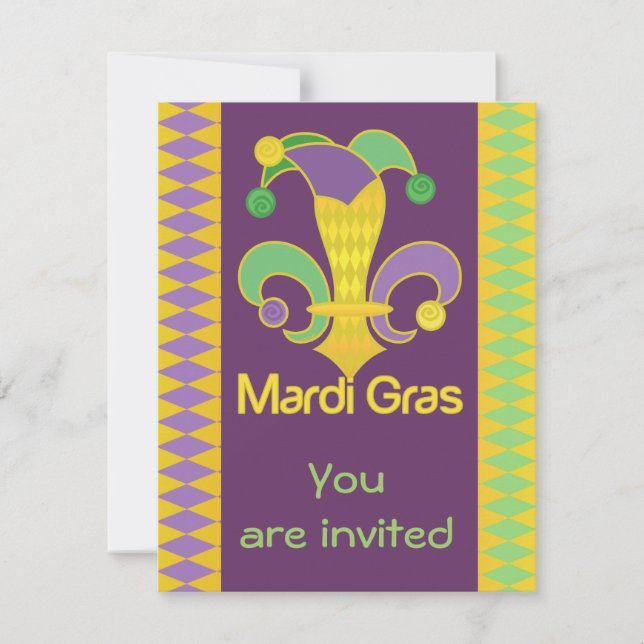 Convite Fleur de Jester (Frente)