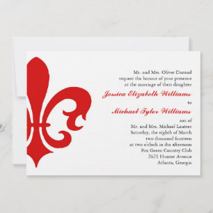 Convite Fleur de Lis