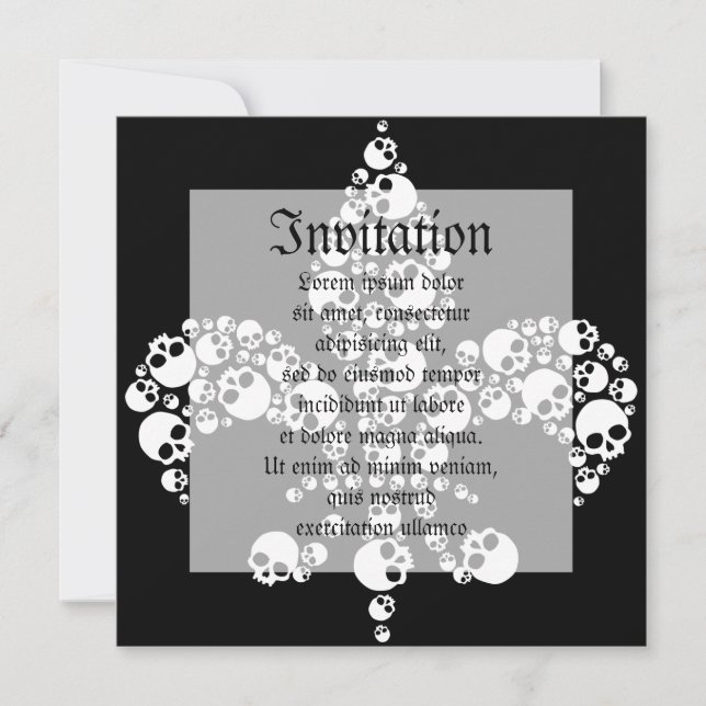 Convite Fleur de Lis (Frente)