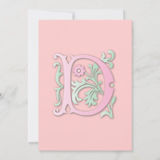 Convite Fleur-de-lis D Monograma