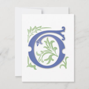 Convite Fleur-de-lis G Monograma