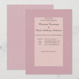Convite Fleur de Satin Casamento