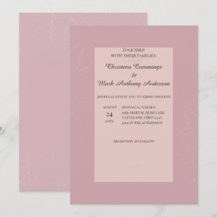 Convite Fleur de Satin Casamento