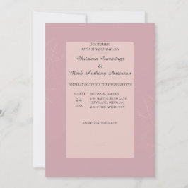 Convite Fleur de Satin Wedding