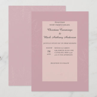 Convite Fleur de Satin Wedding