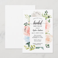 Fleur Jolie Pretty Floral Bridal Shower Invites