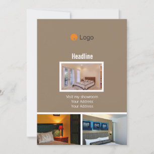 Convite Flexible Monochrome Corporate