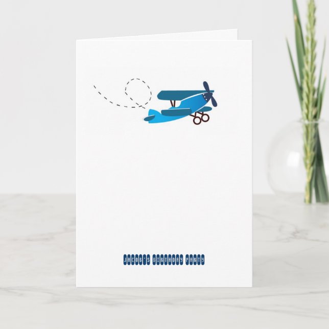 Convite Flights of Fancy (Frente)