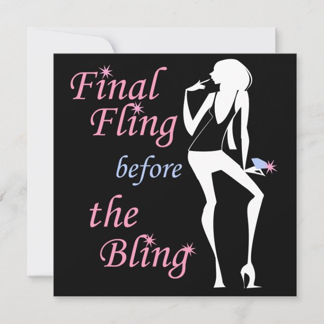 Convite Fling Final antes do Bling (Frente)