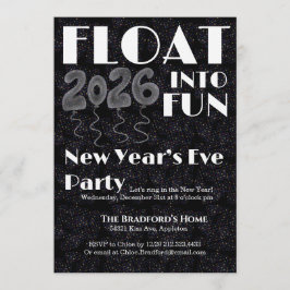 Convite Float into Fun New Year’s Eve Invitation