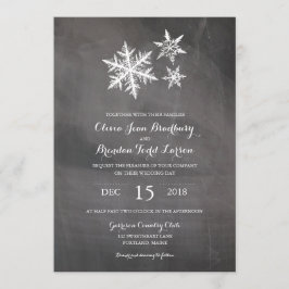 Convite Flocos de neve, congelados, de inverno | Casamento