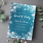 Convite Flocos de neve de azul-lacre Winter Wonderland Swe<br><div class="desc">Modelo de 16 convites modernos para o inverno, apresentando uma borda branca em flocos de neve em um fundo azul teal. Um convite elegante para uma terra maravilhosa de inverno... ... ... ... ... . ... ... . ... ... ... ... ... ... ... ... ... ... ... ... ......</div>