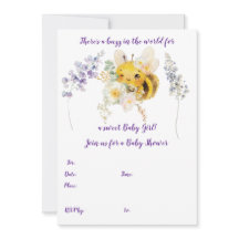 Convite Flor Bee