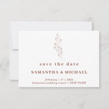 Flor Boho Terracota Indie Salve o dia Casamento