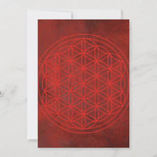 Convite flor da vida, chakra,zen,geométrico sagrado,
