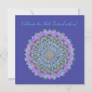 Convite Flor Da Vida - Estilo De Mandala Índia 2