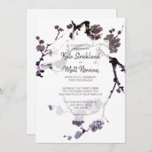 Flor de ameixa sumi-e