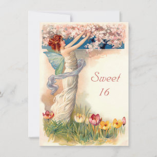 Convite Flor De Fada De 16 Vintage Doce