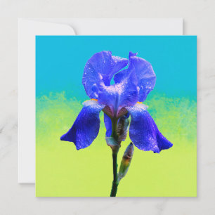 Convite flor de íris