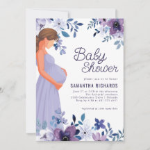 Flor de Lavanda Roxa | Chá de Bebê