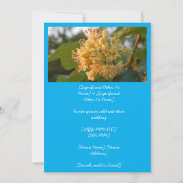 Convite Flor de Pau-Brasil (AI) Hora Dourada