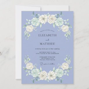 Convite Flor de Vinca Menor Casamento