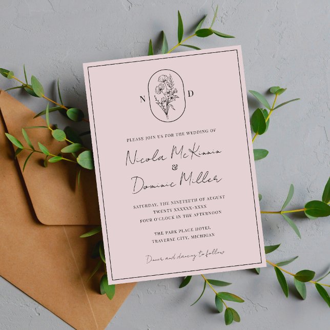 Convite Flor do Mês | Agosto | Casamento Totalmente Person (Criador carregado)
