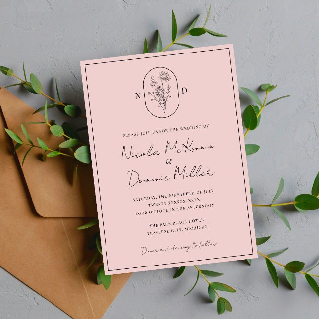 Convite Flor do Mês | Julho | Casamento Totalmente Persona (Criador carregado)