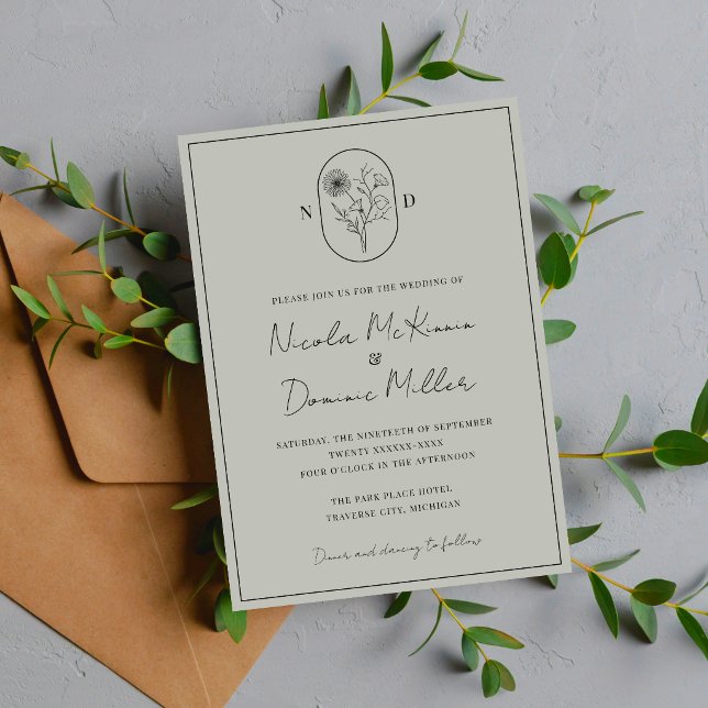 Convite Flor do Mês | Setembro | Casamento Totalmente Pers (Criador carregado)