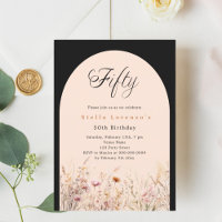 Flor floral de pêssego preto, luxo de 50 anos