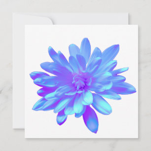 Convite Flor floral púrpura Elegante
