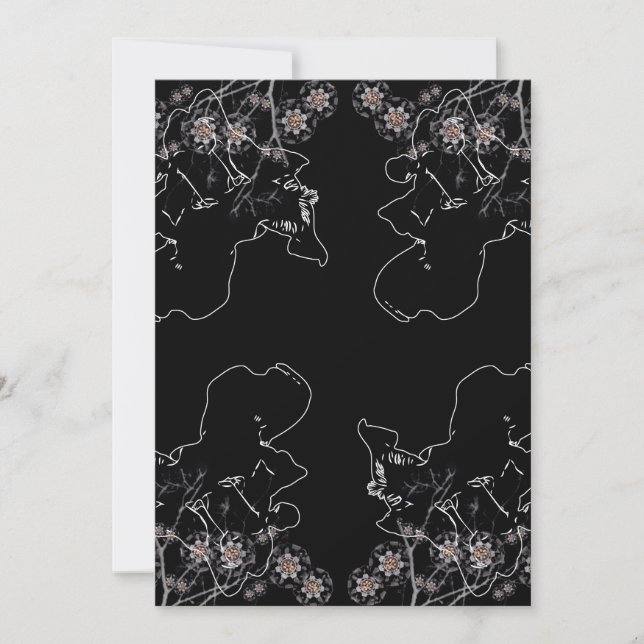 Convite Flor noturno (Frente)