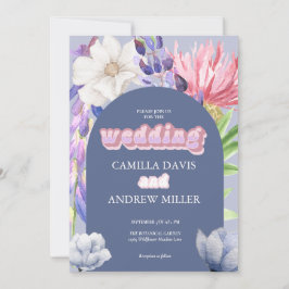 Convite Flor selvagem | Arca de Casamento | Foto botânica 