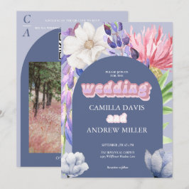 Convite Flor selvagem | Arca de Casamento | Foto botânica