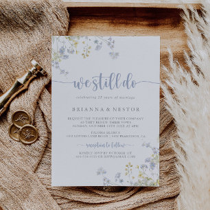 Convite Flor Selvagem Elegante Ainda Fazemos Renovação De 