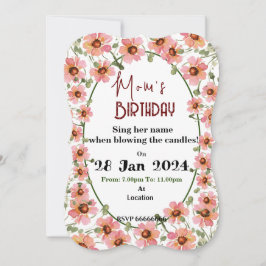 Convite Flor silvestre