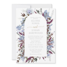 Flor silvestre roxa azulada