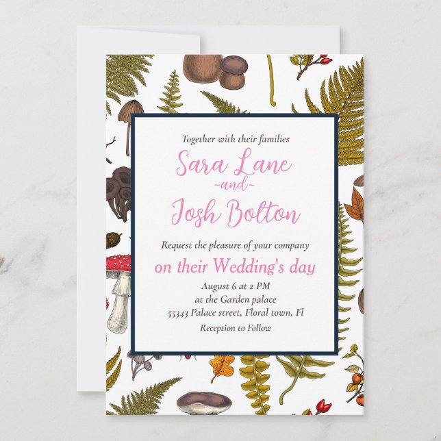 Convite Flora e fauna florestais 2 (Frente)