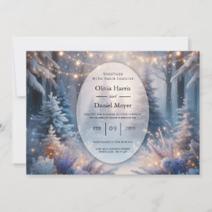 Convite Florais de inverno no Casamento de Pinus Foscos