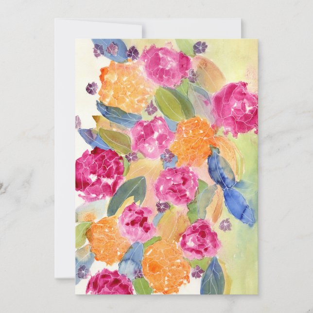 Convite floral (Frente)