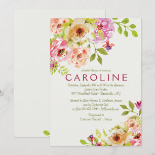 Convite Floral Atraente